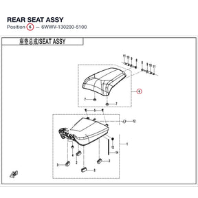 REAR SEAT ASSY product image