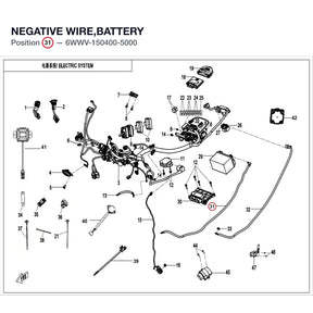 NEGATIVE WIRE,BATTERY product image