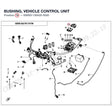 BUSHING, VEHICLE CONTROL UNIT product image