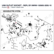 USB OUTLET SOCKET - REPL BY 6WWV-150600-5000-10 product image