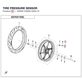 TIRE PRESSURE SENSOR product image