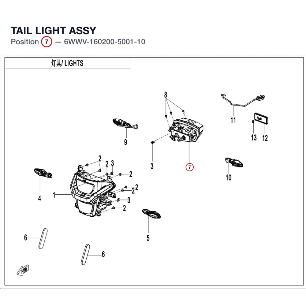 TAIL LIGHT ASSY product image