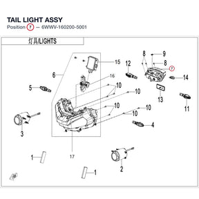 TAIL LIGHT ASSY product image
