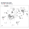 RH FRONT FOG LIGHT product image