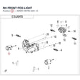 RH FRONT FOG LIGHT product image
