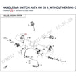 HANDLEBAR SWITCH ASSY, RH product image