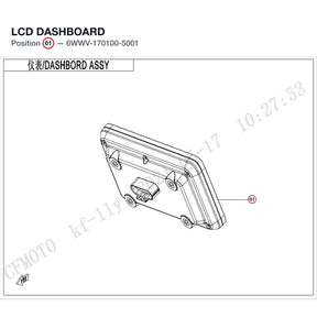 LCD DASHBOARD product image