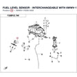 FUEL LEVEL SENSOR - INTERCHANGEABLE WITH 6WWV-170200-5000 product image