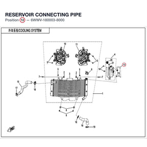 RESERVOIR CONNECTING PIPE product image