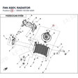 FAN ASSY, RADIATOR product image