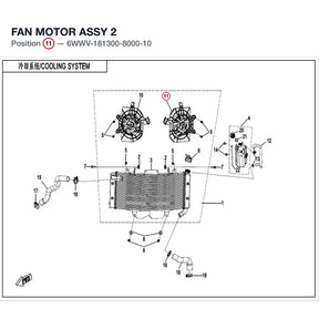 FAN MOTOR ASSY 2 product image