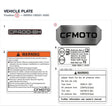 VEHICLE PLATE product image