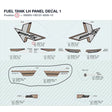 FUEL TANK LH PANEL DECAL 1 product image
