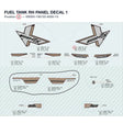 FUEL TANK RH PANEL DECAL 1 product image