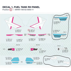 DECAL 1, FUEL TANK RH PANEL product image