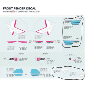 FRONT FENDER DECAL product image