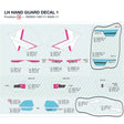 LH HAND GUARD DECAL 1 product image