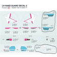 LH HAND GUARD DECAL 2 product image