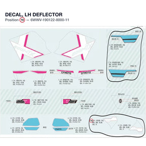 DECAL, LH DEFLECTOR product image