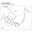 30x10 FLAT PIPE product image