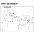 LH ASSY, SIDE BOX BRACKET product image