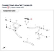 CONNECTING BRACKET, BUMPER product image