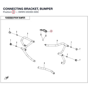 CONNECTING BRACKET, BUMPER product image