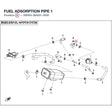 FUEL ADSORPTION PIPE 1 product image