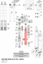 Diagram preview: PISTON ROD R/S CPL. M9X1 (48601574S)
