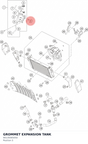 Diagram preview: GROMMET EXPANSION TANK (90135065050)