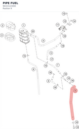 Diagram preview: PIPE FUEL (96315123000)