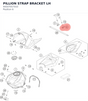 Diagram preview: PILLION STRAP BRACKET LH (94507057010)