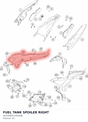 Diagram preview: FUEL TANK SPOILER RIGHT (A61008051000ABJ)