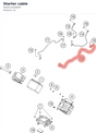 Diagram preview: Starter cable (A62611059000)