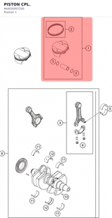 Diagram preview: PISTON CPL. (A64030007200)