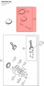 Diagram preview: PISTON CPL. (A64030007200)