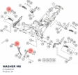 Diagram preview: WASHER M8 (J125080005)