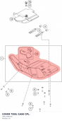 Diagram preview: COVER TOOL CASE CPL. (76412099142)