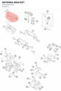 Diagram preview: ANTENNA BRACKET (A58012090760)
