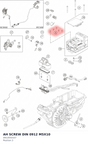 Diagram preview: AH SCREW DIN 0912 M5X10 (0912050107)