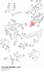 Diagram preview: COLLAR FAIRING - K10 (J800000600700)