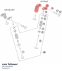 Diagram preview: cam follower (90136060000)