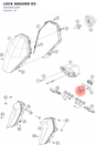 Diagram preview: LOCK WASHER D5 (60408061060)
