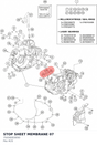 Diagram preview: STOP SHEET MEMBRANE 07 (75030003050)