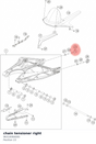 Diagram preview: chain tensioner right (96310084000)