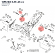 Diagram preview: WASHER 8,2X16X1,5 (J125080003)