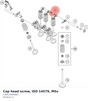 Diagram preview: Cap head screw, ISO 14579, M5x (C0912050083)