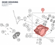Diagram preview: GEAR HOUSING (A13030075033)