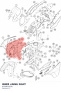 Diagram preview: INNER LINING RIGHT (60308026100)