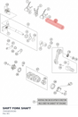Diagram preview: SHIFT FORK SHAFT (75034019100)